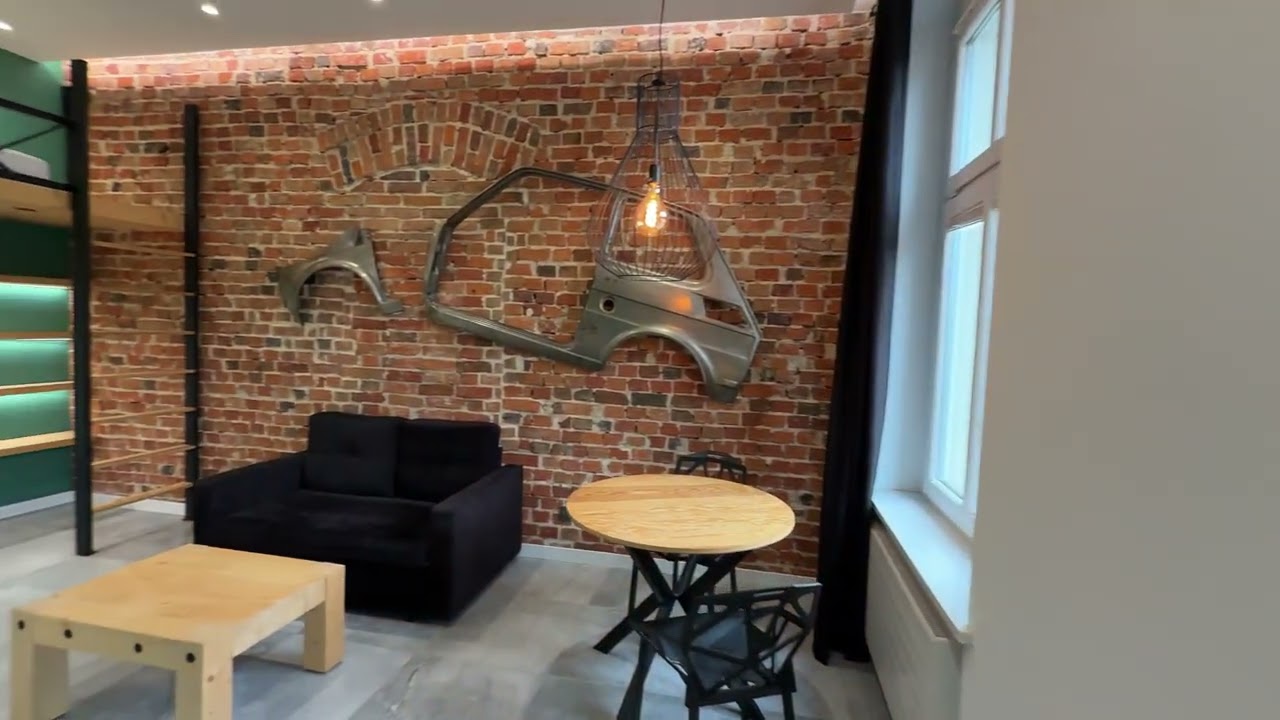Unique loft-style studio flat with a mezzanine - Apartment - Rent - Gliwice, Śródmieście