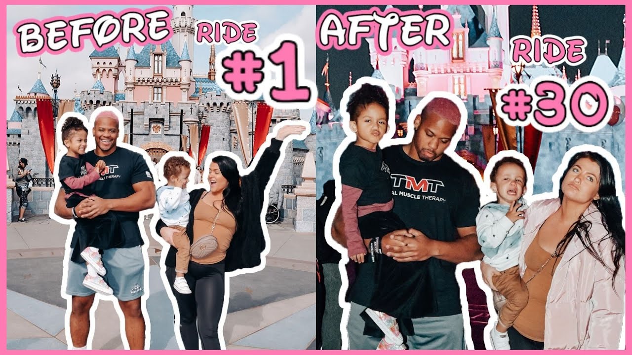 WE WENT ON EVERY RIDE AT DISNEYLAND IN ONE DAY !!