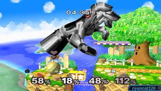Super Smash Bros. Melee: Classic Mode as Metal Crazy Hand