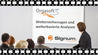 Wettervorschau und wetterbasierte Analysen mit Orgasoft.NET screenshot 1