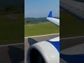 This Is West Virginia! Stunning Views As Breeze Airways Airbus A220 Departs CRW Airport! #Shorts