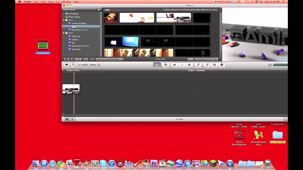 iMovie - How To Add Widescreen Bars