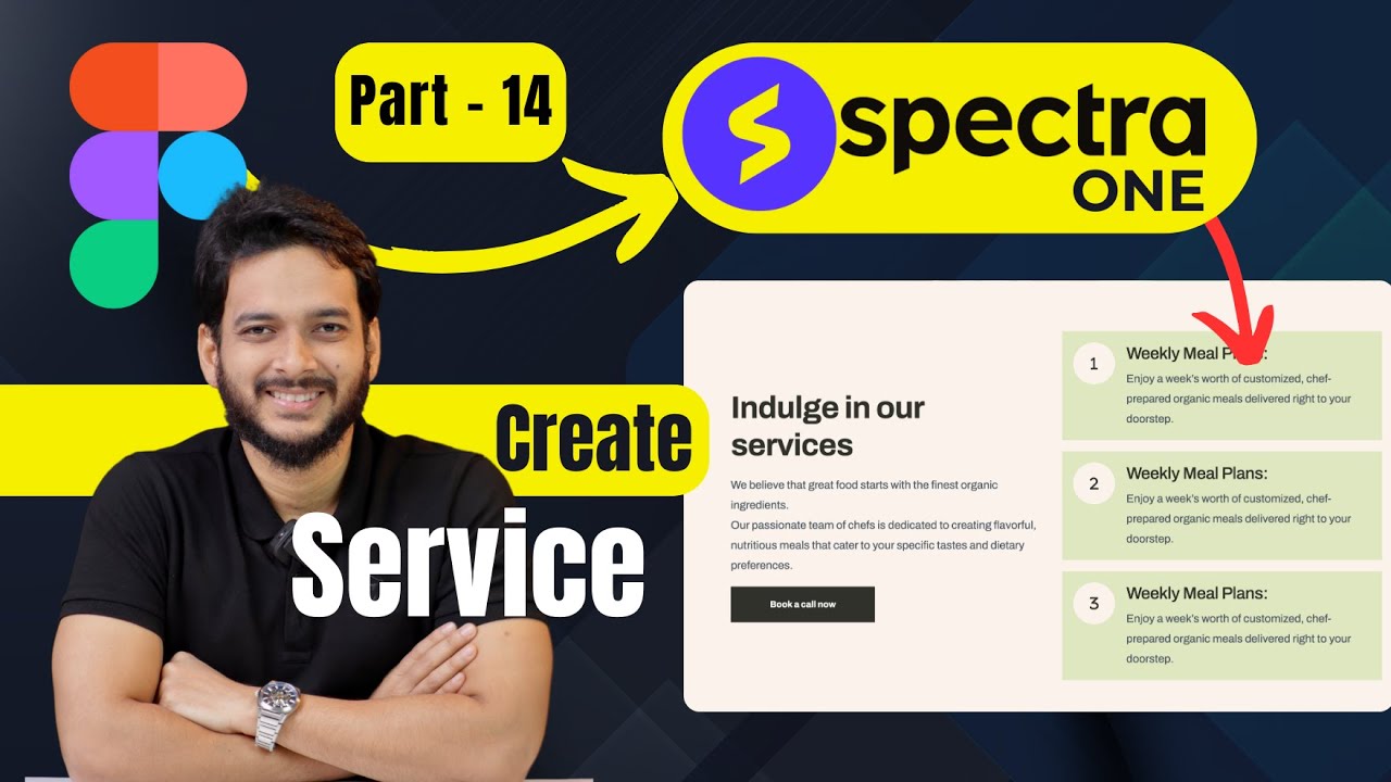 14. Service Section using Gutenberg Spectra Block