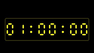 Simple 60 minutes/1 hour countdown alarm clock
