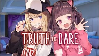 Video thumbnail of "【Nightcore】→ Truth Or Dare ( Switching Vocals ) || Lyrics"