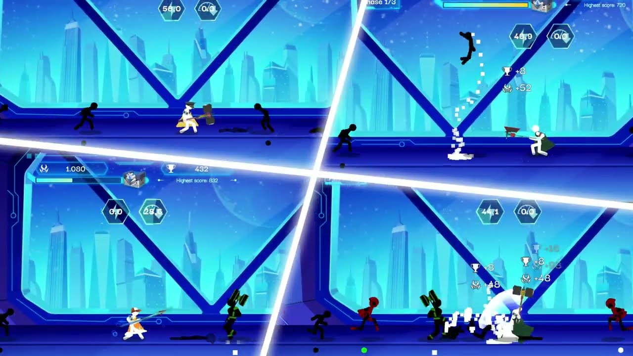 Stickman Fight - Stickfight Infinity MOD APK v5.3 (Unlimited upgrades,  weapon ) - Jojoy