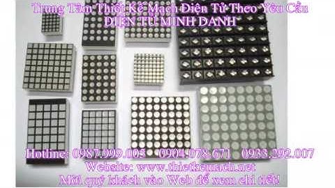 Làm Mạch Quang Báo Led Ma Trận Giao Tiếp Máy Tính