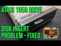 Let's see why we can't insert a disk into this Atari 1050 Drive.