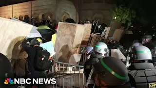 Hundreds arrested in violent clashes at UCLA