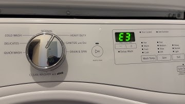 E3 F5 Error Code - Whirlpool Washer Door Stuck Shut