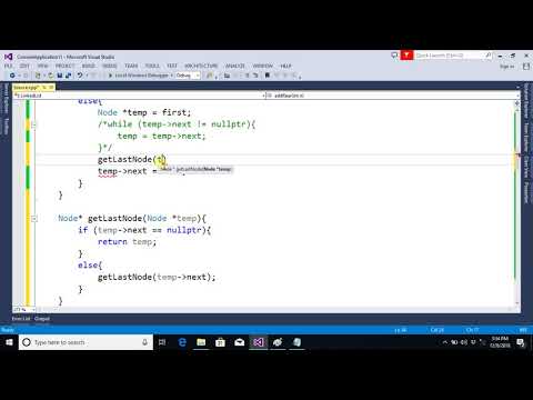 Singly Linked List Using Recursion with only First or Head pointer C++ Code  part 4