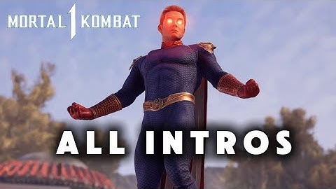 Homelander All Intro Dialogues | Mortal Kombat 1
