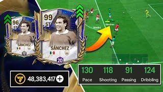 This Budget TOTY Striker is Unstoppable in H2H!! Sanchez Review - FC Mobile