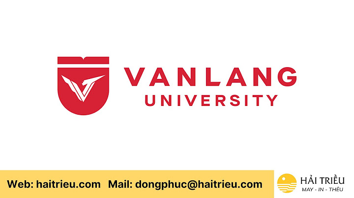 Cách vẽ logo đại học văn lang trên máy tính