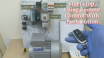 Start Stop Using Remote Control With Push Button (English Subtitle)