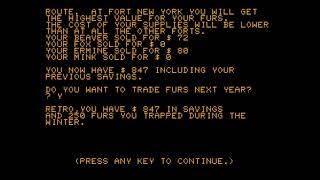French Fur Trader - (1978) - Commodore PET - WIN!