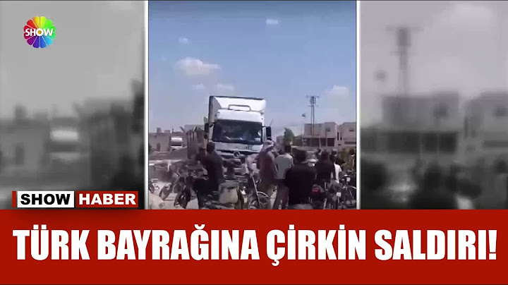 Suriye'de Türk bayrağına çirkin saldırı
