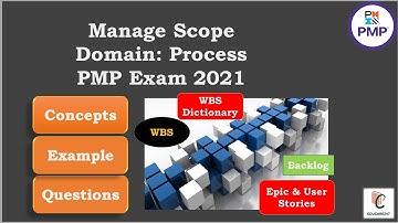 Backlog| Work Breakdown Structure| Manage Scope| Epic & User Stories| WBS Dictionary| PMP Exam 2021