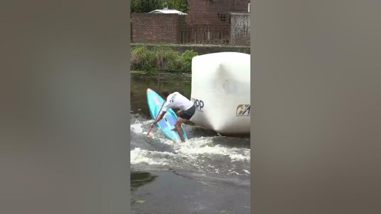 Is this the best buoy turn you’ve ever seen in SUP? #shorts #SUP #paddleboard