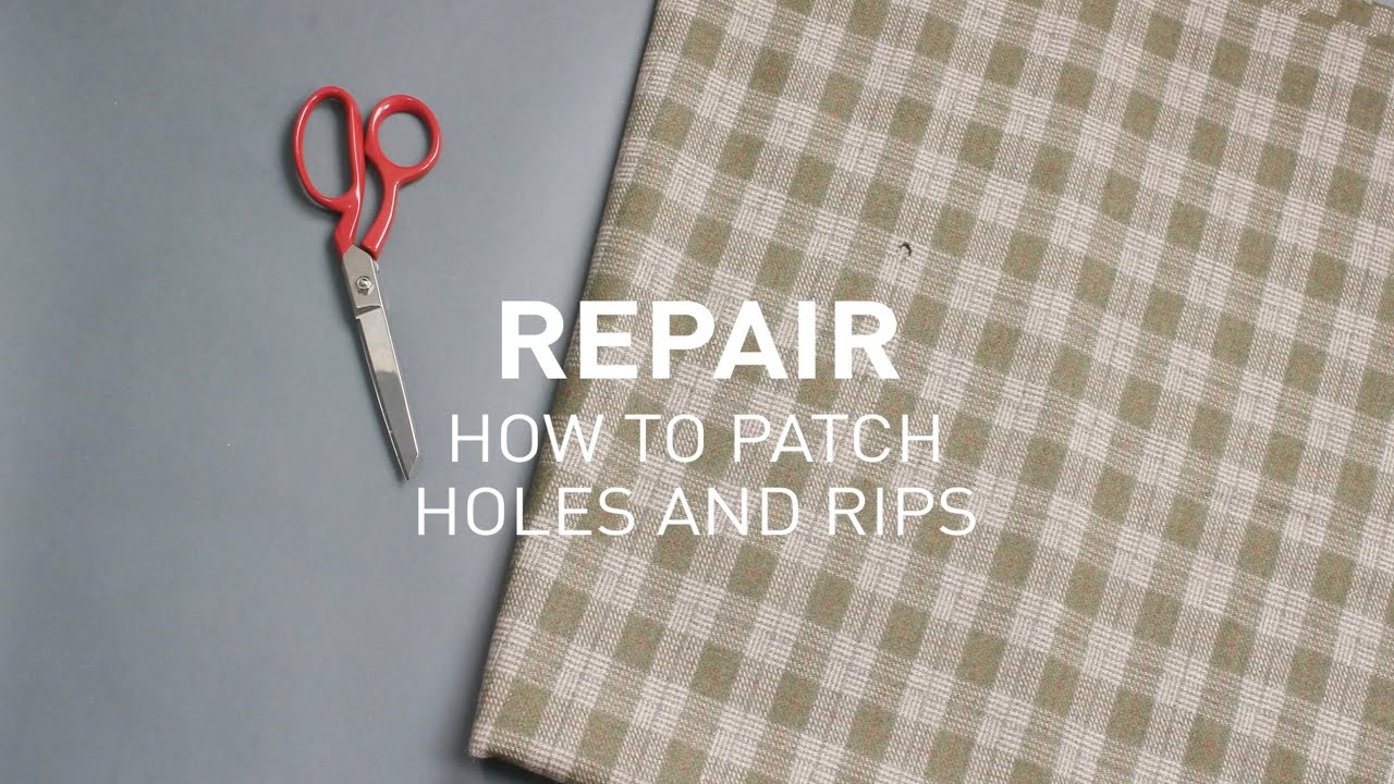 How to Repair Holes and Rips in Woven Wool Garments 