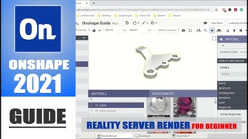 OnShape Reality Server Render Guide Tutorial For Beginner