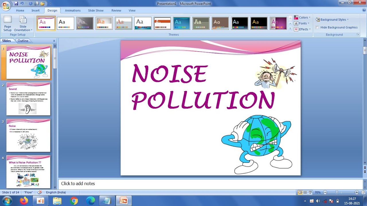 powerpoint presentation on noise pollution