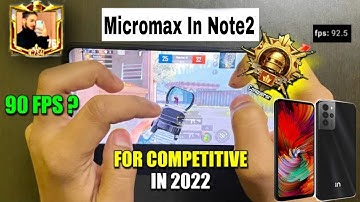 HEADSHOT MACHINE😈 || Micromax IN Note 2 pubg test + handcam