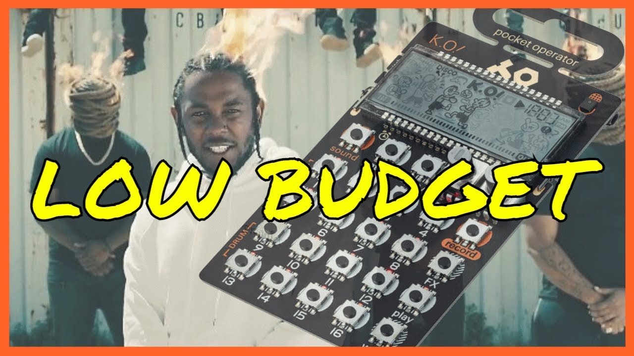 Kendrick Lamar - "Humble" LOW BUDGET version (beatmaking on PO-33 KO)
