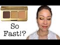 Natasha Denona Baby Gold Eyeshadow Palette. Easy day to Night Glam. Try on &amp; Review on Hooded Eyes.