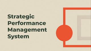 Strategic Performance Management System