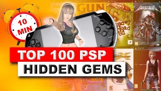 Top 100 PSP / Playstation Portable Hidden Gems in 10 Minutes