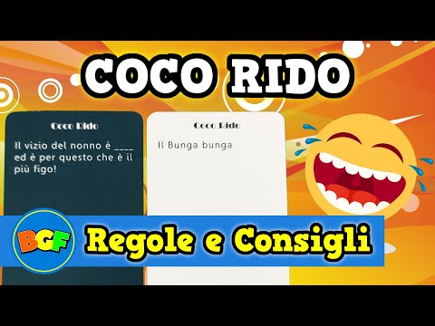 COCO RIDO, Gioco di Carte con Risposte Pazze e Esilaranti