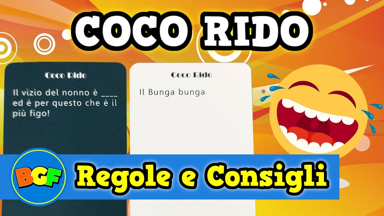 COCO RIDO, Gioco di Carte con Risposte Pazze e Esilaranti