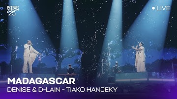 Denise & D-LAIN - Tiako Hanjeky (LIVE) | Madagascar 🇲🇬 | Intervision’25