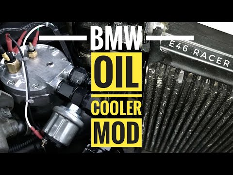 The ULTIMATE Oil Cooler Mod for BMW 3 series e46 330Ci M54 race car.