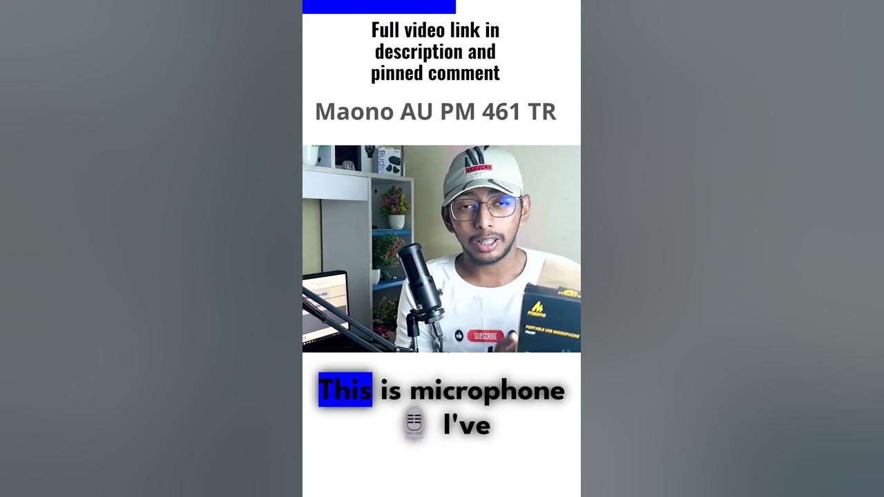 Maono AU PM 461TR microphone #shorts #unboxing - YouTube