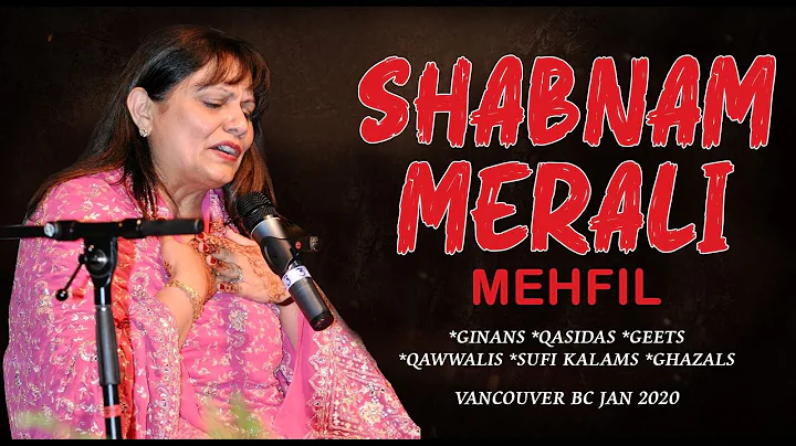 Shabnam Merali - Mehfil Vancouver BC Jan 2020