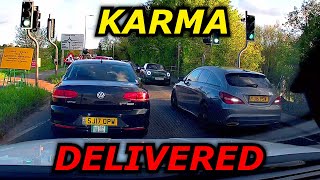 ROAD RAGE - BAD DRIVERS Hit and Run Instant Karma Karen Brake Check Car Accidents Driving Fails #185