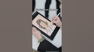 Creating your self-portrait with the #HUAWEIMatePad Pro 13.2" at #MWC25.