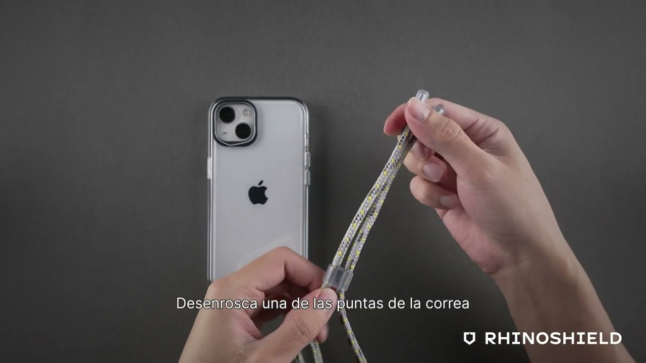 Correa para funda Clear, tutorial de instalación - RHINOSHIED 