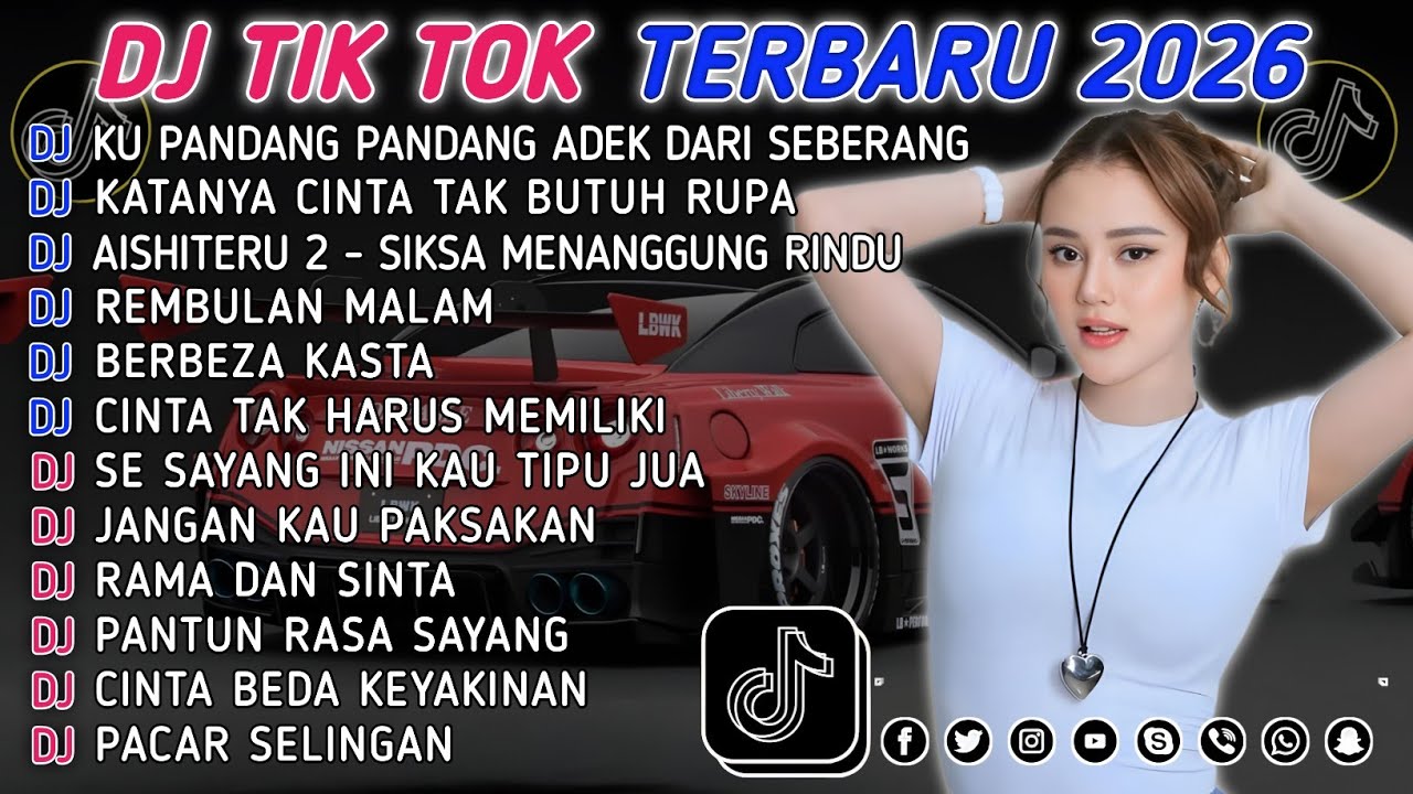 DJ TIKTOK TERBARU 2026 || DJ CINTA DARI SEBERANG 🎵 DJ KATANYA CINTA TAK BUTUH RUPA 🎵 FULL ALBUM❗❗