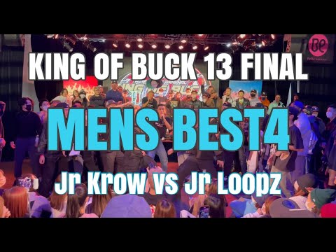 Jr Krow vs Jr Loopz | KING OF BUCK 13 FINAL | MENS BEST4