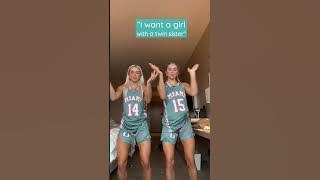 Haley and Hanna Cavinder on TikTok