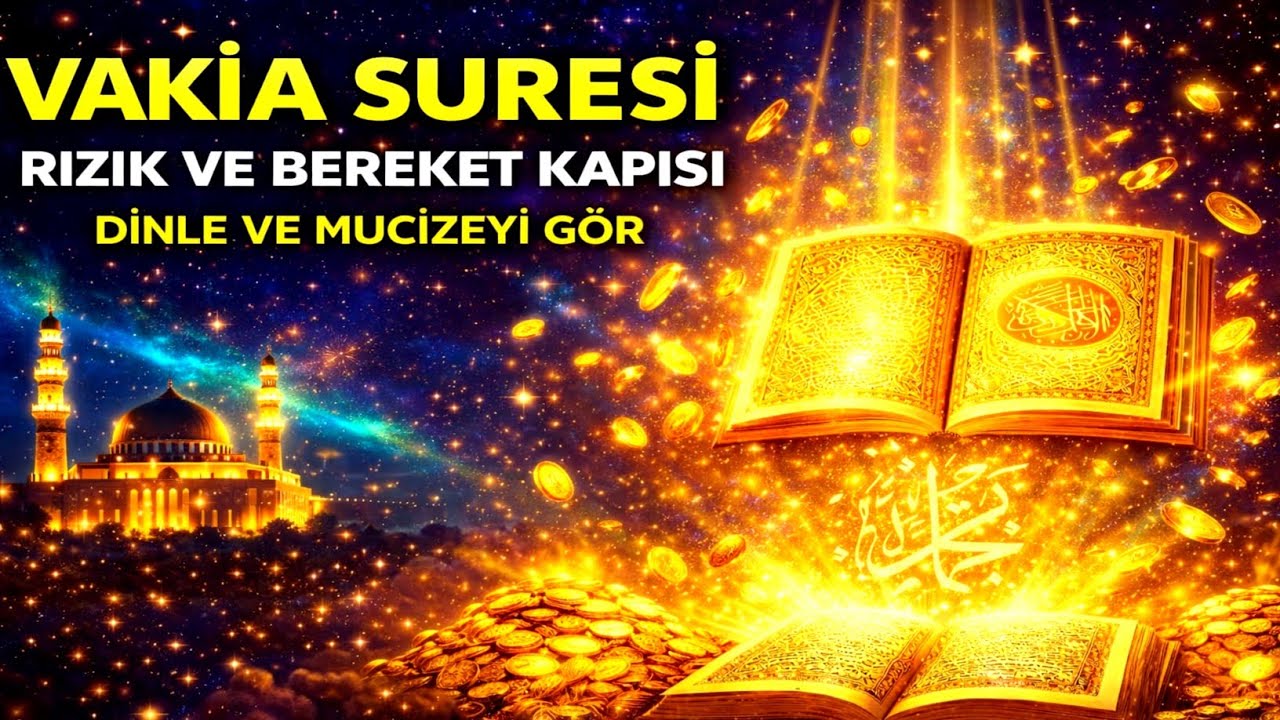 Vakıa Suresi | Rızık, Bereket ve Zenginlik Duası - Bolluk Ayetleri