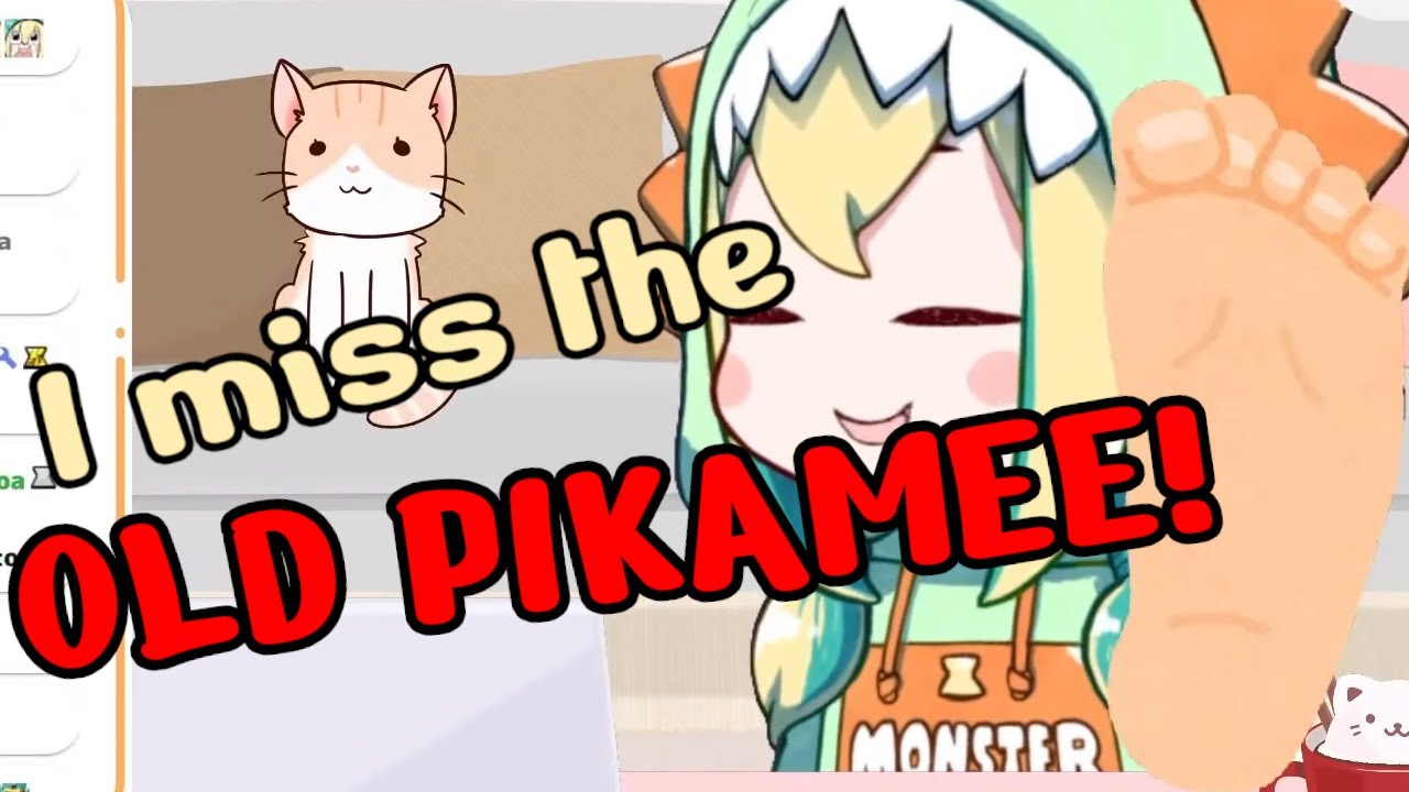 Pikamee punches her viewers, shows her feet and reminisce on the old Pikamee