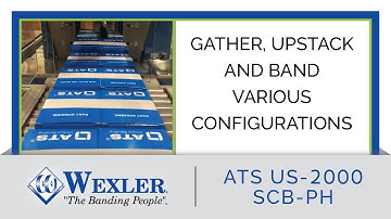 Banding Pharmaceuticals: Inline Upstacker Ultrasonic Banding System - ATS US-2000 SCB-PH