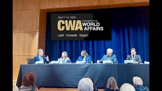 Geopolitics in Space - Leading the discussion at the Conference on World Affairs 2025