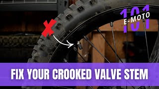 How to Straighten a Valve Stem | E-Moto 101