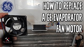 How to Replace a GE Refrigerator Evaporator Fan Motor Resimi