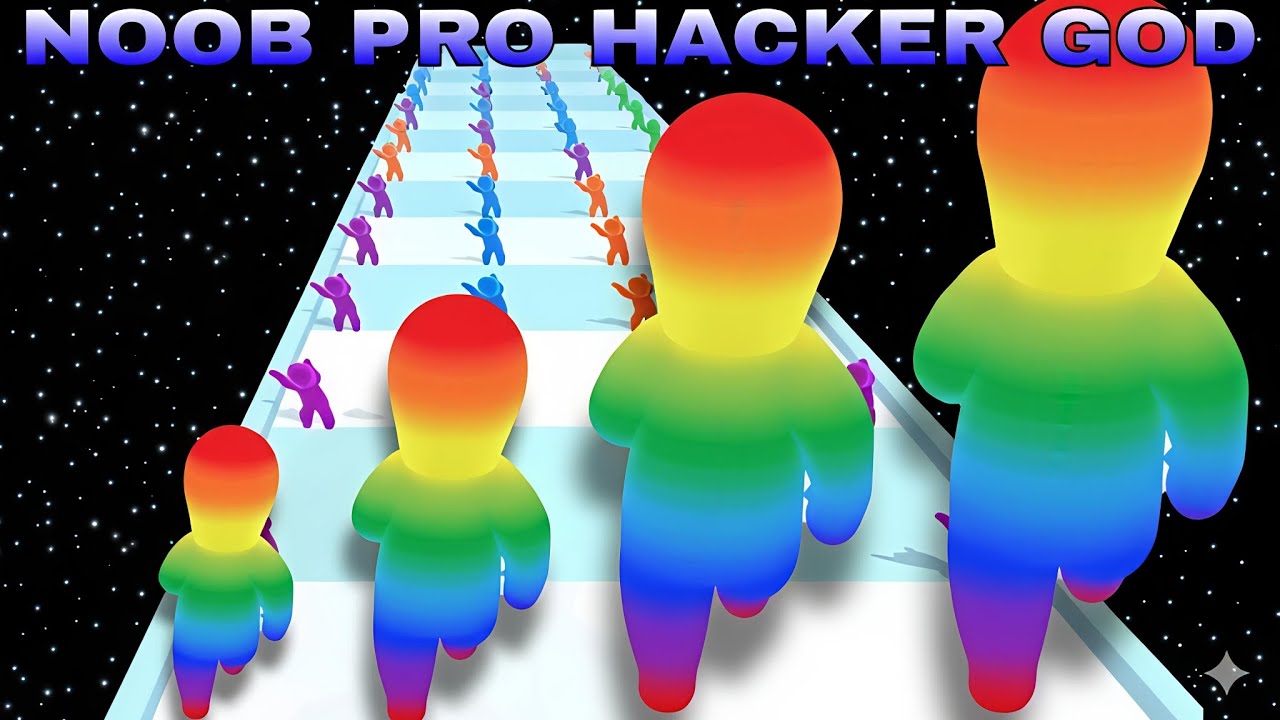 Amazing Gameplay 😍|NOOB VS PRO VS HACKER VS GOD in Jelly giant Rush